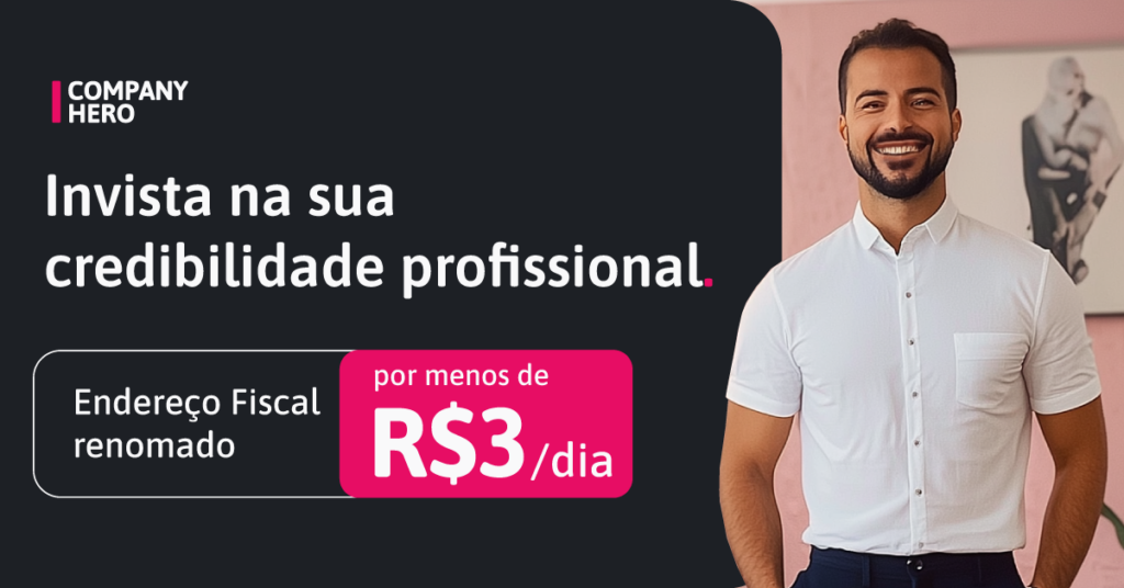 Endereço Fiscal e Comercial para empresas por menos de R$3/dia
