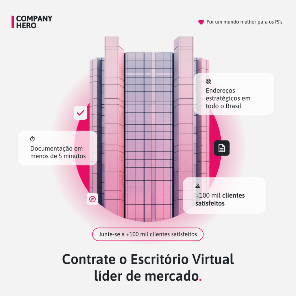 Contrate o Escritório Virtual líder de mercado - Company Hero